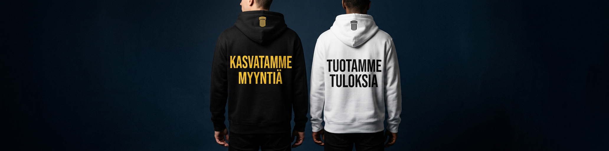 Kasvatamme myyntiä. Tuotamme tuloksia.